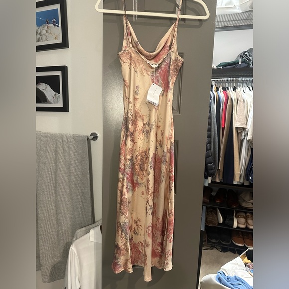 NWT Marble Cowl Neck Slip Dress - XS - Picture 5 of 6